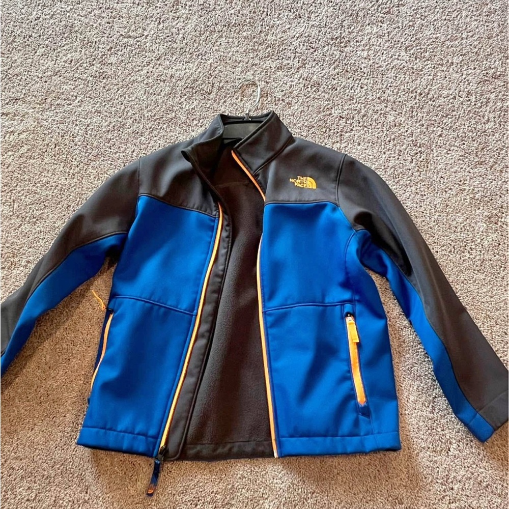 The North Face Vibrant Blue and Black Jacket